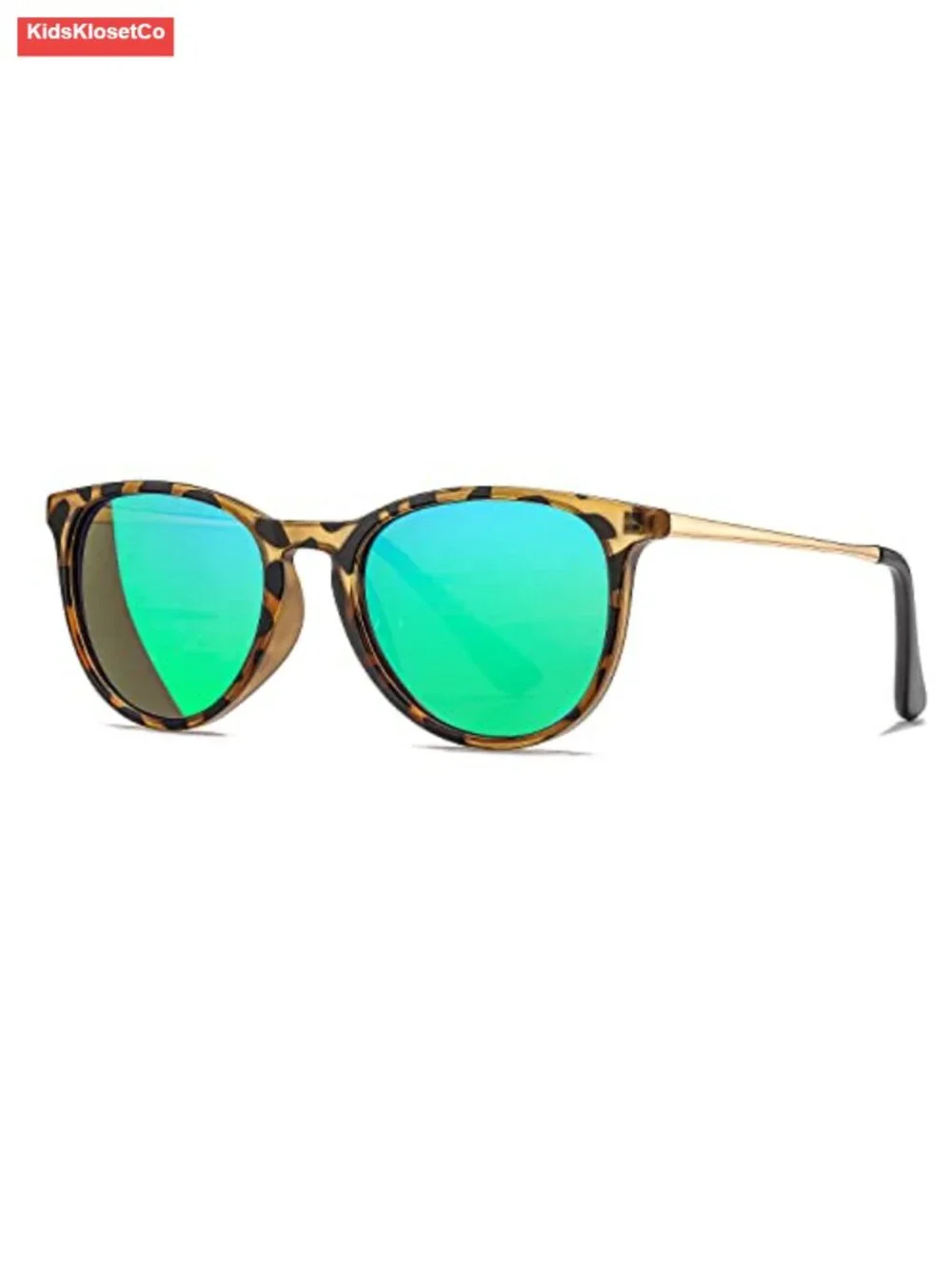 Polarized Kids Sunglasses, 100% UV Protection, TR90 Frame